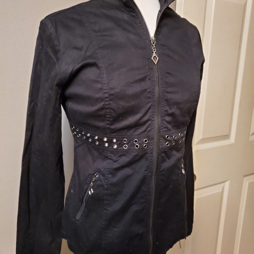 Black Monoreno Long Sleeved Jacket